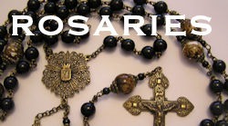 Catholic rosary supplies and religious prayer beads in bronze and sterling silver wholesale